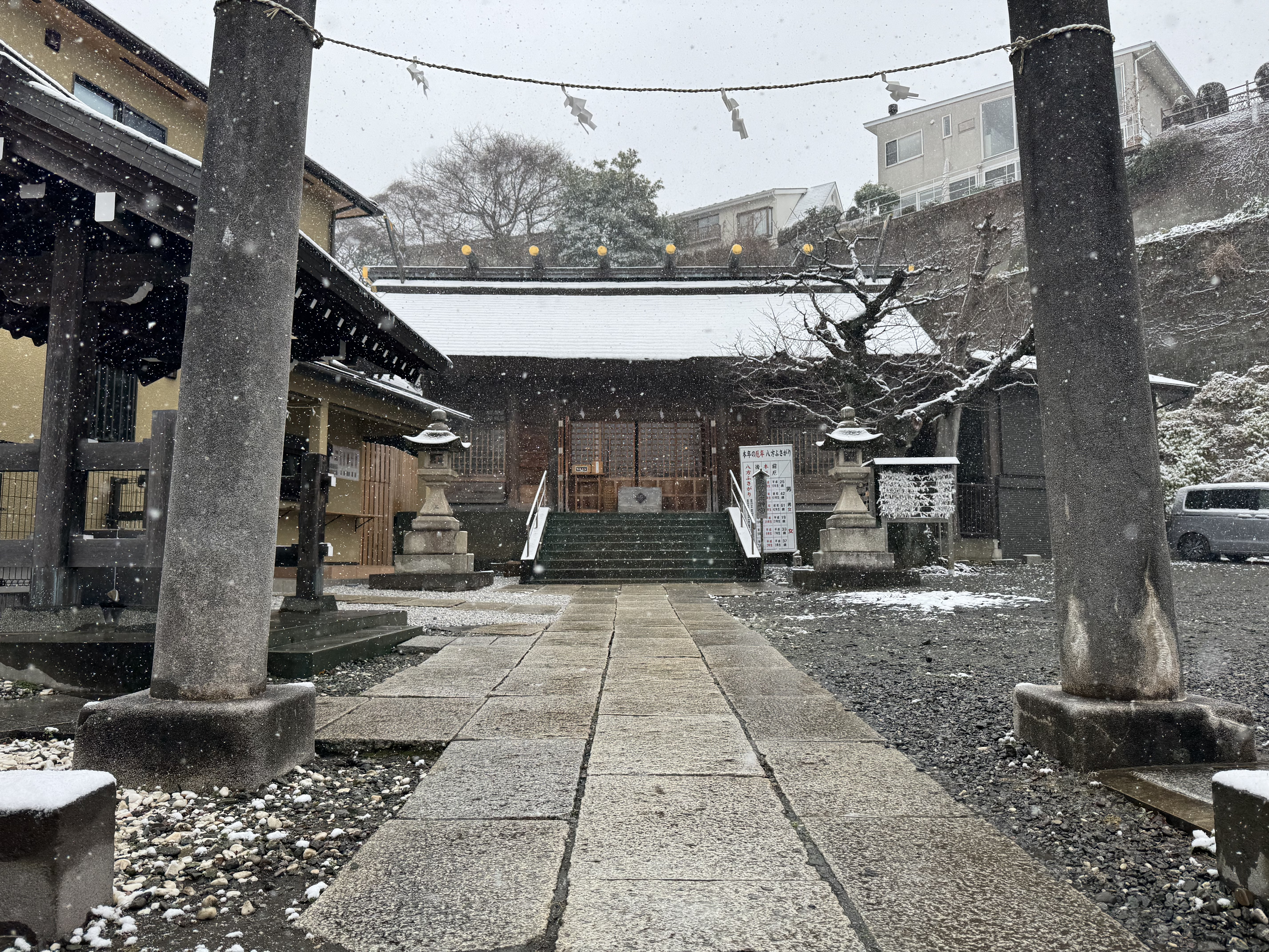 冬の境内
