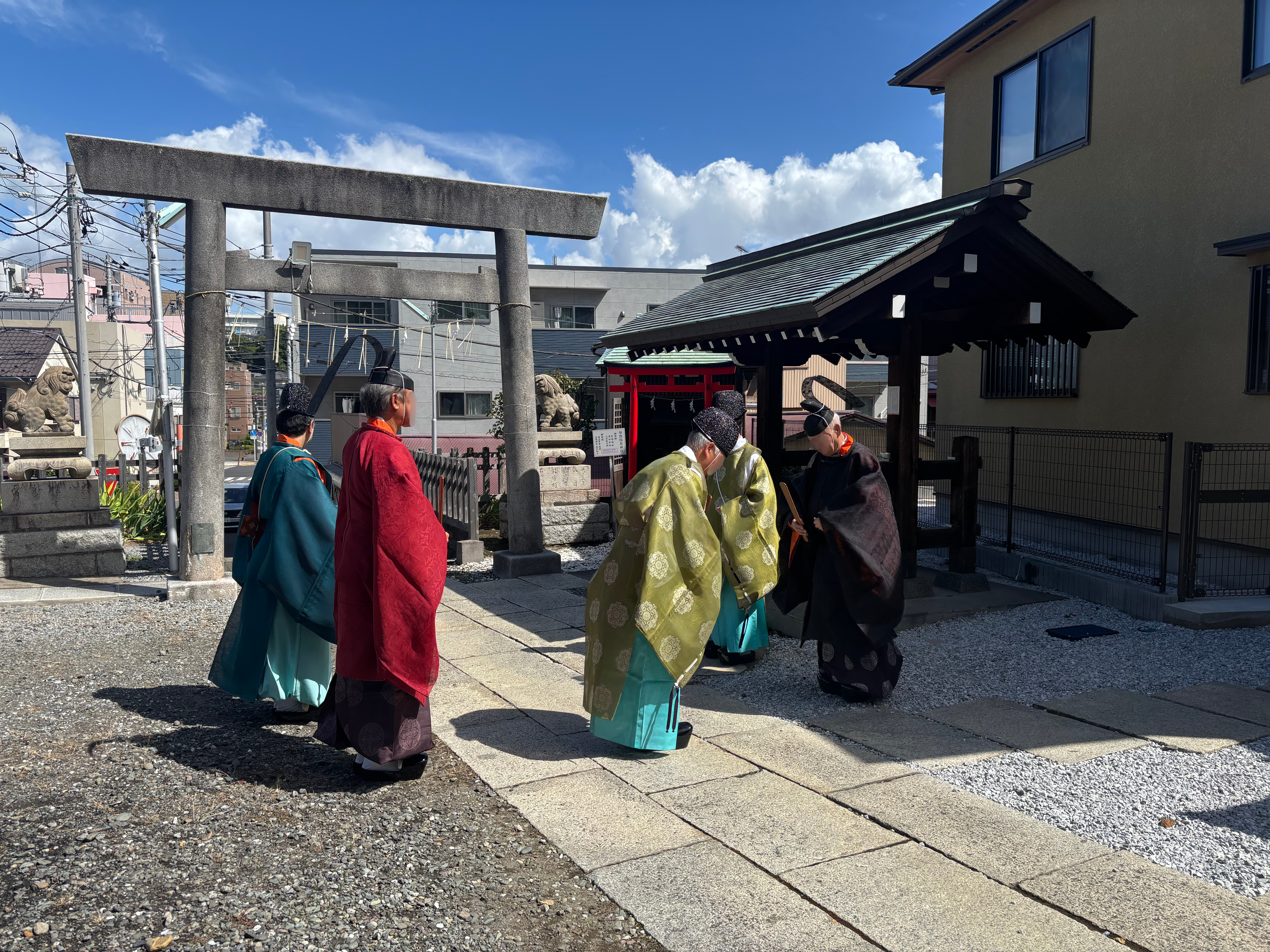 夏の境内